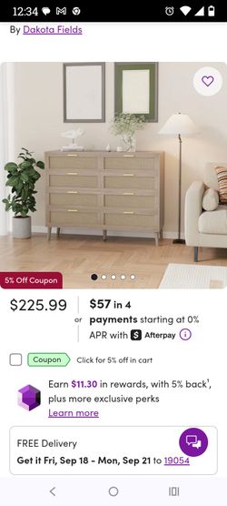 Dressers 8 drawer large - qty 2