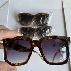 Retro sunglasses olive green Tortoise Design All 3 For  $15