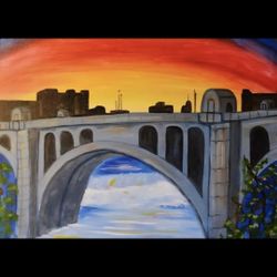 Drawing/painting Of Monroe Street Bridge!
