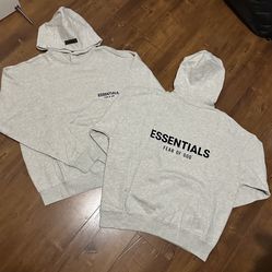 Essentials Hoodie Light Oatmeal