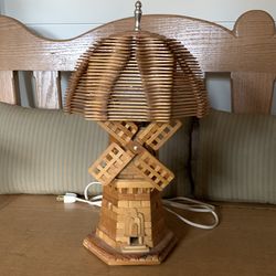 16 inch Popsicle stick Lamp