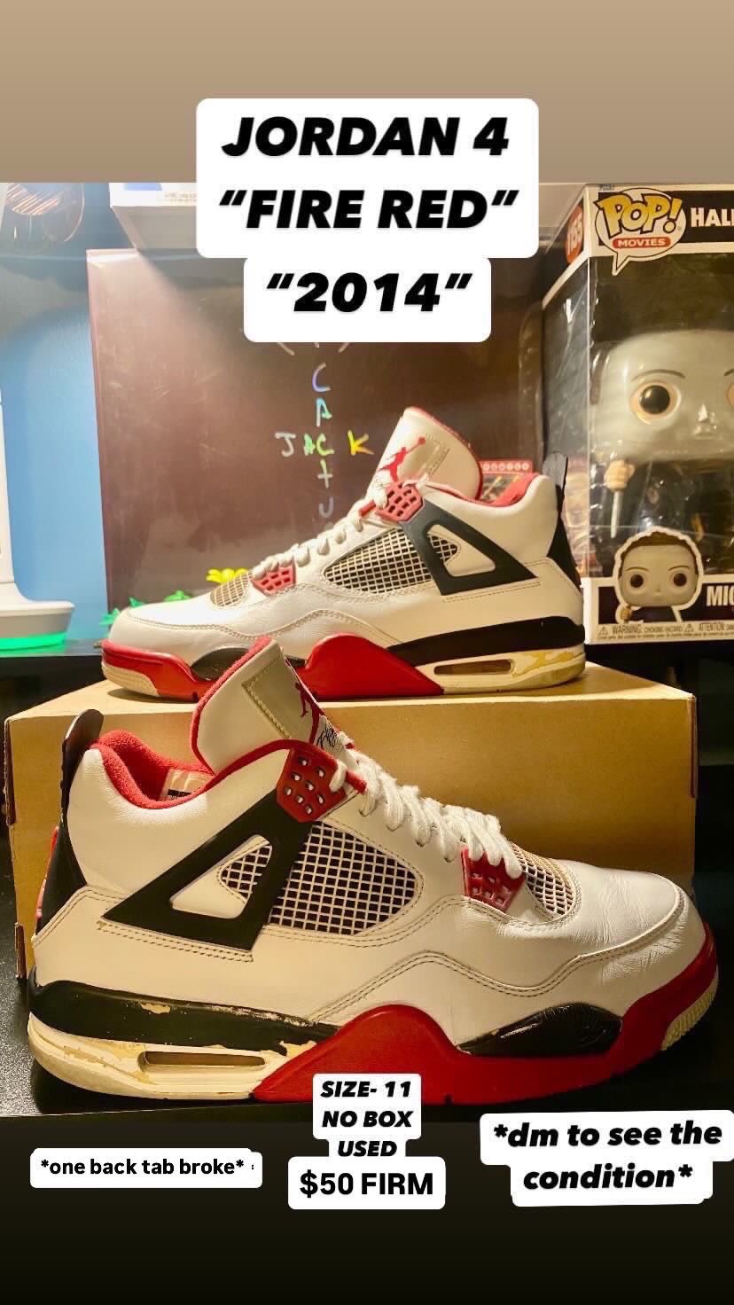 JORDAN 4 FIRE RED (2014)