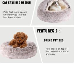 HYQ Small Dog Bed, Cat Beds for Indoor Cats Washable
