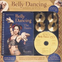 NEW Belly Dancing Book, Brass Zills, Music CD, Dance KIT, Exotic Sensuous Mesmerize