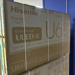 65” Hisense ULED U6 4K UHD Smart Tv