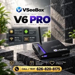 VSEEBOX A+ Vseebox VSEEBOX V6 MAX V6 Plus VSEE BOX Vsee Box VSEE BOX SUPERBOX Superbox SUPERBOX S6 S7 S8 PRO MAX ULTRA -- New