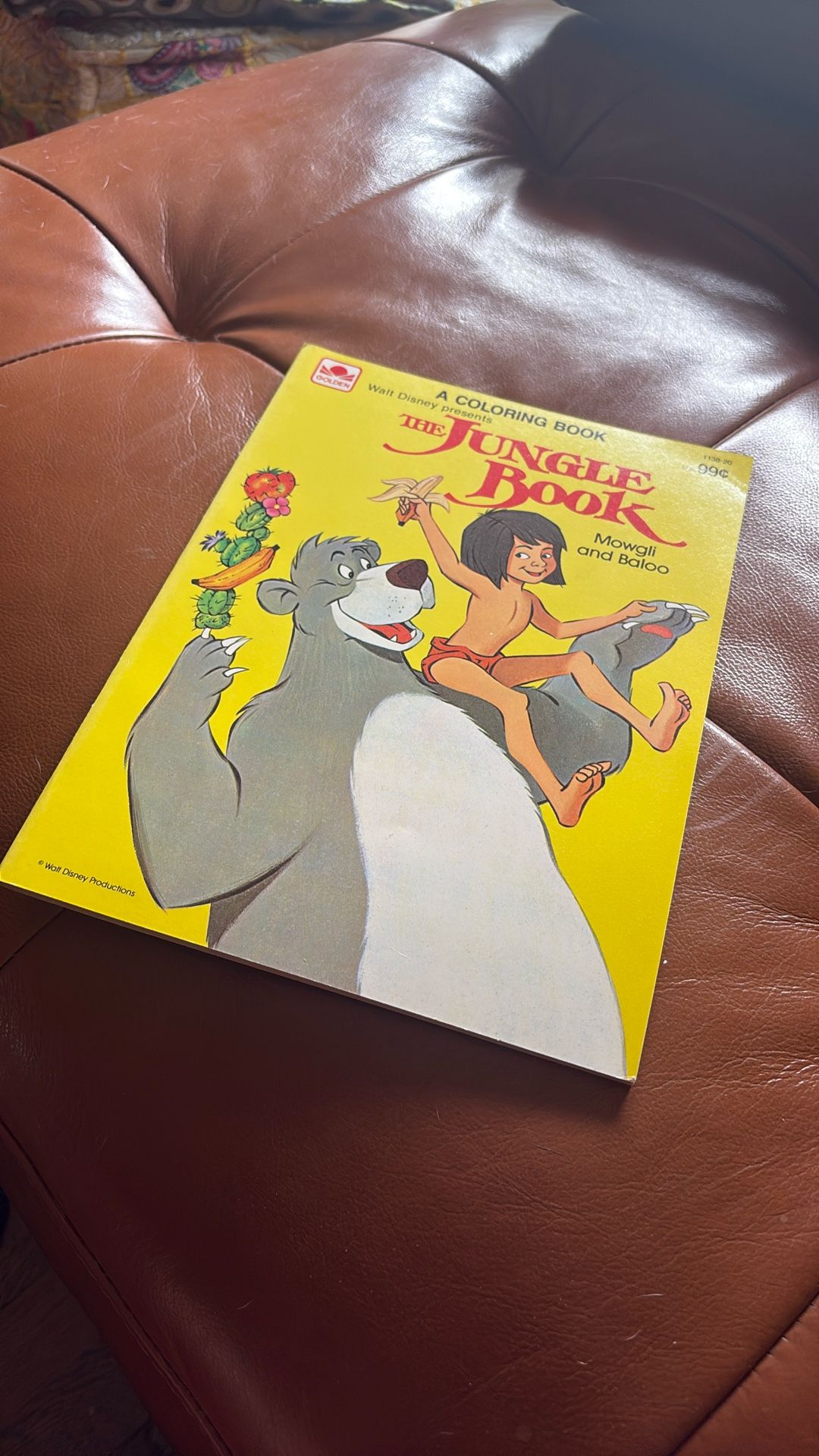 Walt Disney 1967 The Jungle Book Coloring Book