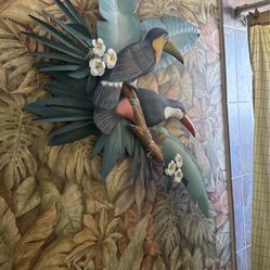 Tropical Bird Wall Hanging