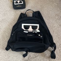 Karl Lagerfeld  Backpack And Wallet 