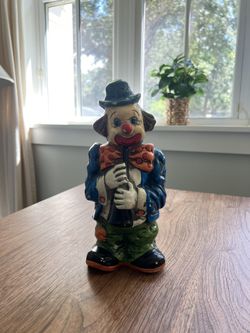vintage clown bank 