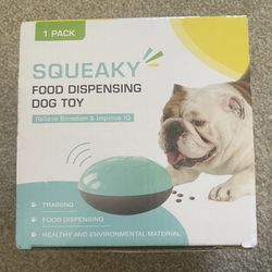 Food dispensing dog toy