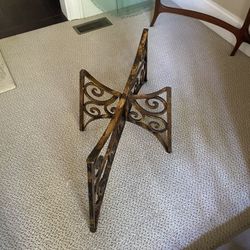 Mid-century modern table with three-quarter inch glass iron base some selling 1000 is asking 185. Other items price separately from $30-$100