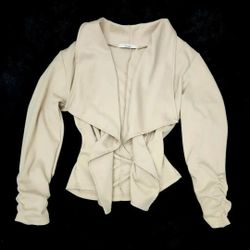 ✅️ Khaki Blazer Cardigan• Size S• Great Condition• $12firm