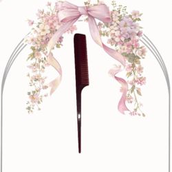 Burgundy Hair Combs/Brushes 