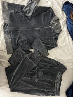 Grey matching sweatsuit set