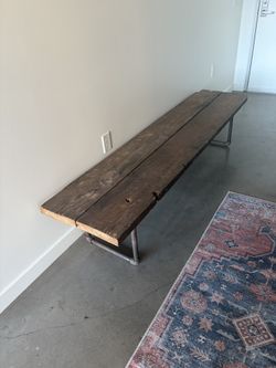Reclaimed Wood Custom Made Bench