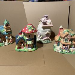 Easter Village Pieces