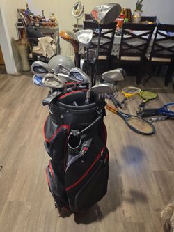 MEN'S COMPLETE GOLF SET WITH GOLF BAG (15 CLUBS) RIGHT HANDED, GREAT GOLF SET FOR BEGINNERS