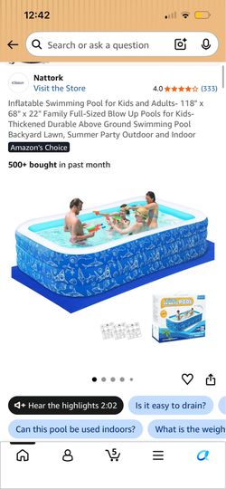 Inflatable pool