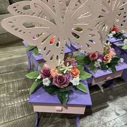 Butterfly Theme Centerpieces 