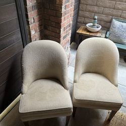 FREE Boucle Dining Chairs- Set Of 2