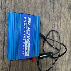 500W Car Power Inverter DC 12V to AC 110V Adapter with 2 AC Outlets and 2A USB Charging Port