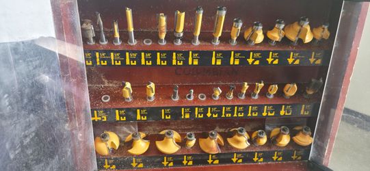 Router Bit Set in Storage Case