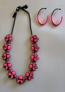 New Pink Jewelry Set