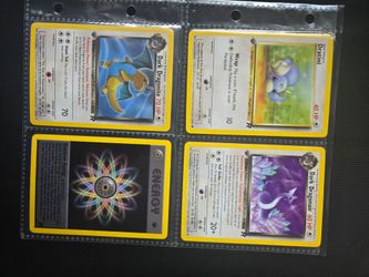 First edition Team Rocket dark Dragonite