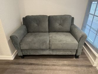 Gray Love Seat