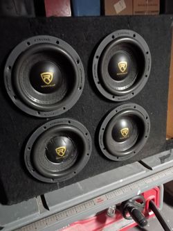 Four 6 1/2's inch rockvilles! Handle a 1000 watts each!