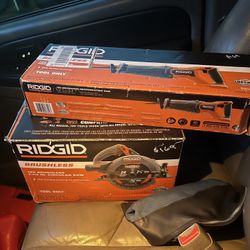 3 Ridgid Tools (new)