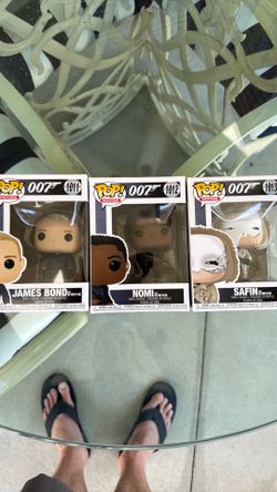 Funko pop James Bond 007 set