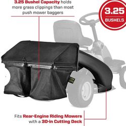 Riding Lawnmower Dual Grass Catcher
