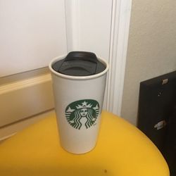 2011 Starbucks Ceramic Travel Cup 