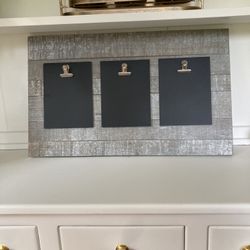 Farmhouse Picture Or Note hanger 