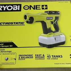 Ryobi Electrostatic With 2.0ah Battery And Charger 