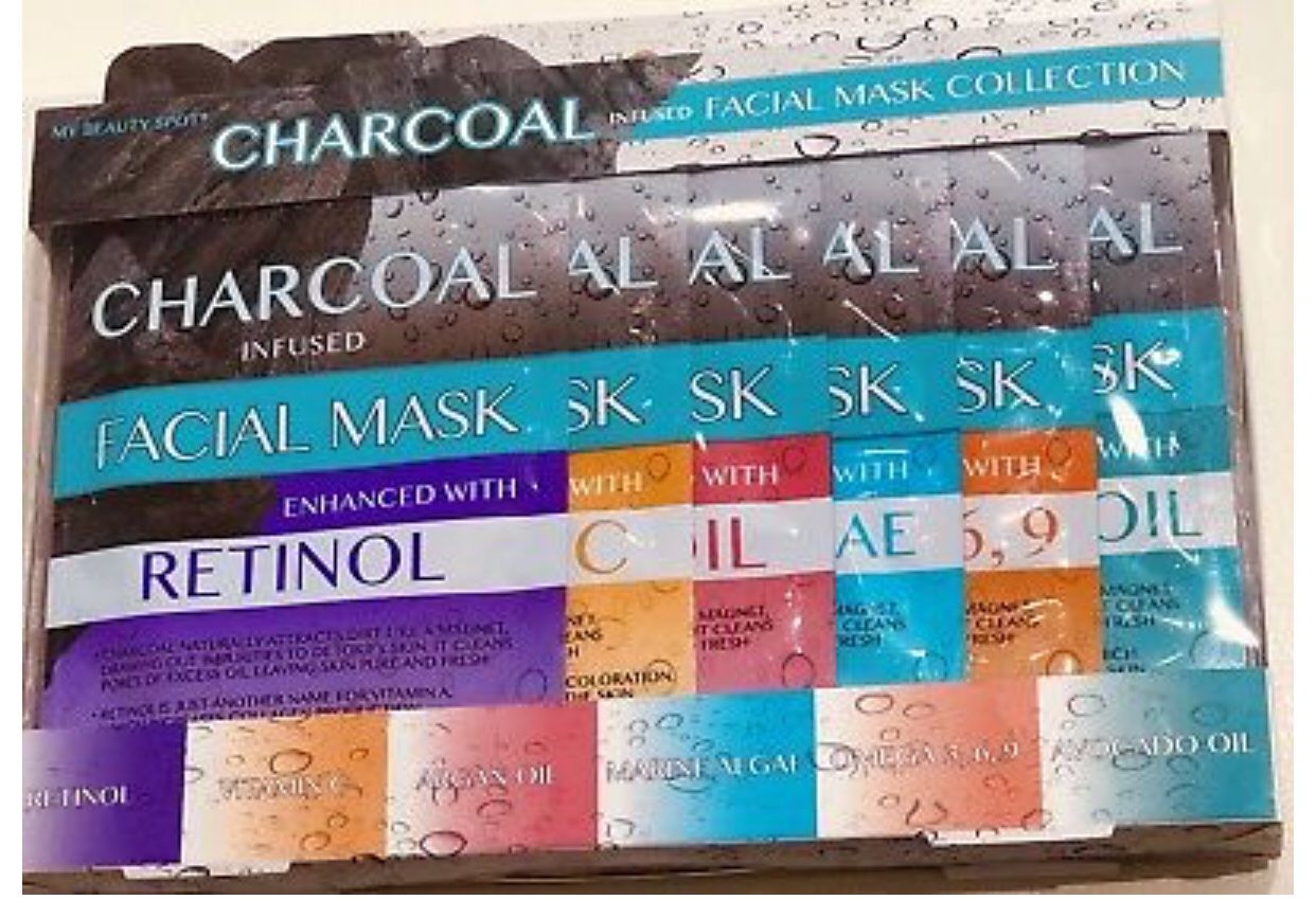 MyBeautySpot Charcoal Face Masks