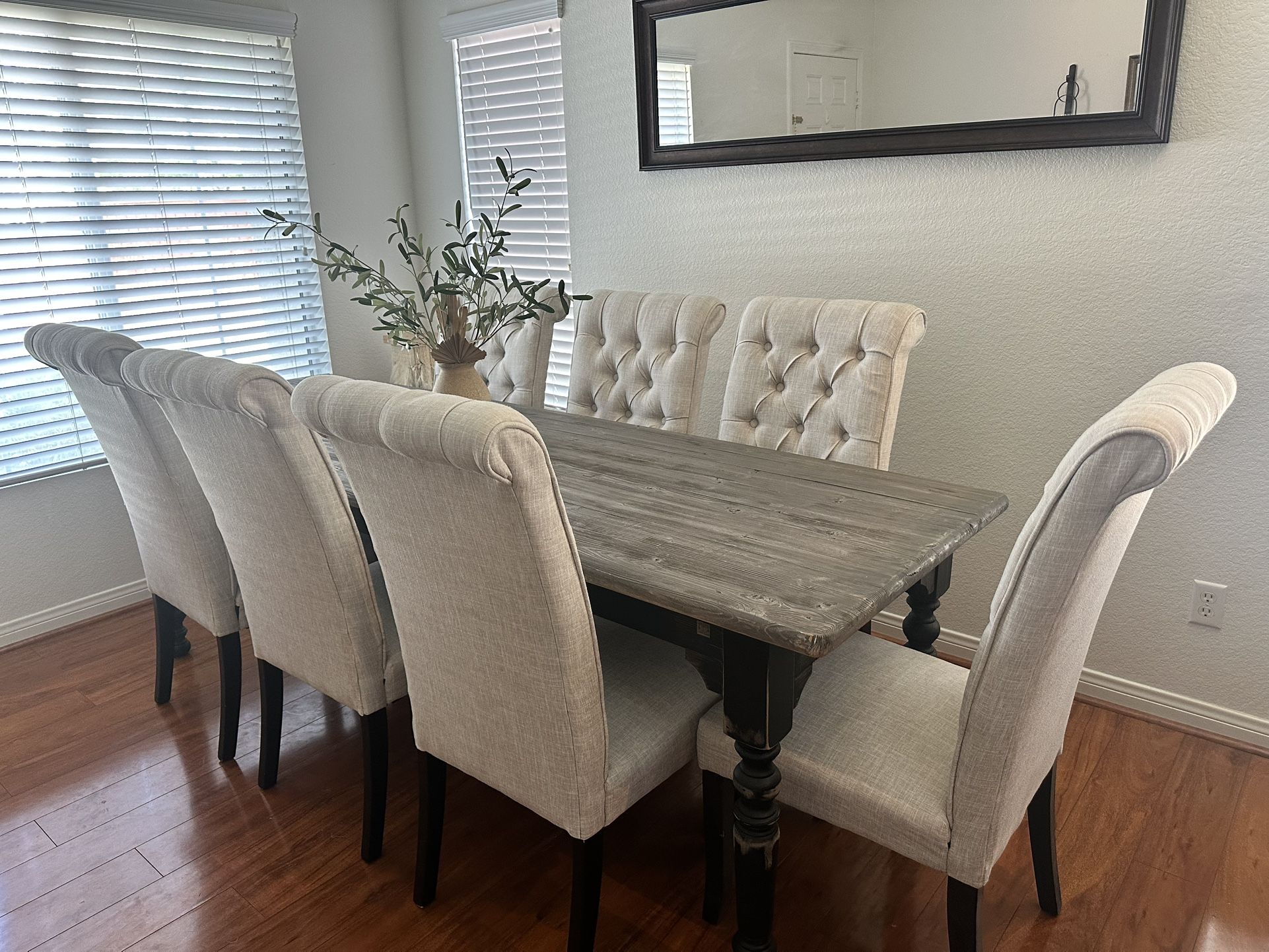 Dining Room Table and Chairs