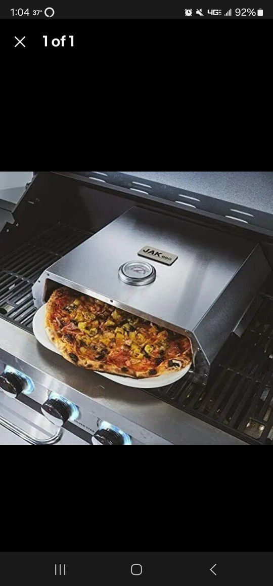 Jak BBQ Pizza Oven For Grill/Smoker