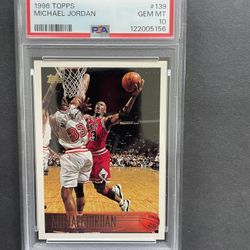 1996-97 Topps Michael Jordan PSA 10