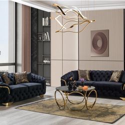 Lupino Velvet Sofa & Loveseat Brand New ,Free delivery same day 