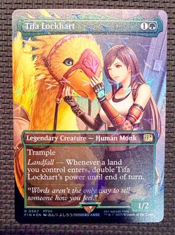 Tifa Lockhart Borderless Chocobo Track Foil