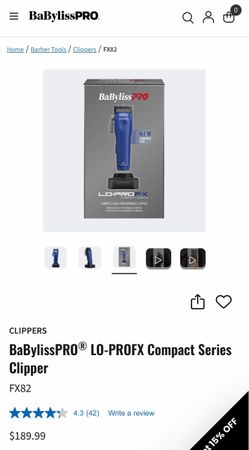 Babyliss Hair Clipper Chordless