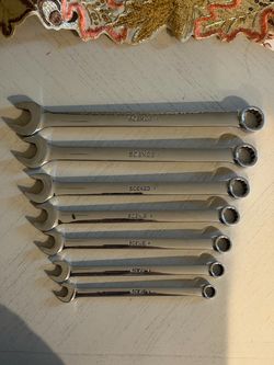 Snap on 7 pc 12-Point SAE Flank Drive® Plus Combination Wrench Set (3/8-3/4") 100th edition
