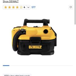 New DeWalt Cordless Wet/dry Vacuum