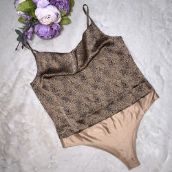 NWT Sincerely Jules Leopard Print Bodysuit