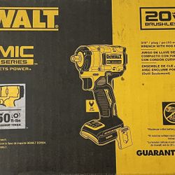 DEWALT ATOMIC 20-Volt MAX Cordless Brushless 3/8 in. Impact Wrench (Tool-Only)