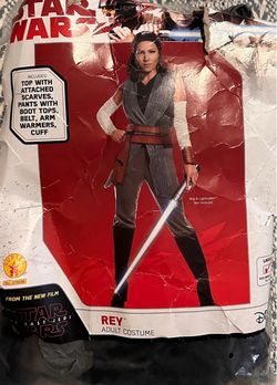 The Last Jedi Deluxe Rey Star Wars Costume (L)