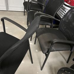 Four Black Chairs 